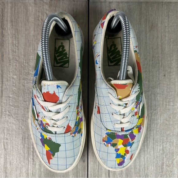 Vans Era ‘Save Our Planet’ World Globe Map Lace Up Sneaker Women’s Sizes 7 - Picture 6 of 10